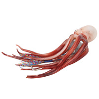 Leurre de pêche artificiel en forme d'encre de poulpe rouge 300g pour la pêche en mer
