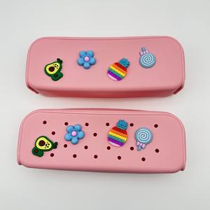 กระเป๋าใส่ดินสอมีรูมีซิปขนาดใหญ่ทำจากซิลิโคนสุดสร้างสรรค์แบบพกพา - Product Image 3