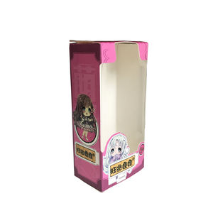 กล่องกระดาษของขวัญพับได้พร้อมช่องใสสัตว์เลี้ยงใส่ตุ๊กตาของขวัญสำหรับเด็กสีชมพูขนาดเล็กงานตามสั่ง2025 - Product Image 4