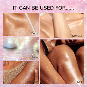 Iluminador Líquido Vegano para Cuerpo y Rostro, con Brillo, Bronceador, Alta Pigmentación, Marca Privada - Product Image 4