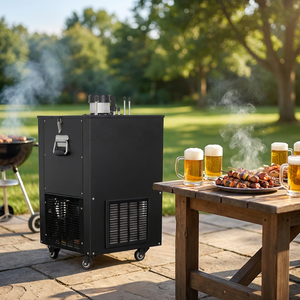 Distributeur de bière commercial 3-en-1 en acier inoxydable avec refroidissement pour jus et bière pression, de qualité alimentaire, refroidi par eau, à vendre - Product Image 6