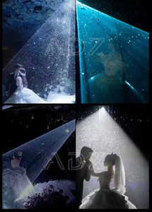 Wedding Dance Vibe 3 watt 5Watt 10 Watt Cinderella hiệu ứng đám cưới RGB Lazer + Tuyết + khói máy trong nhà ánh sáng laser chiếu - Product Image 6