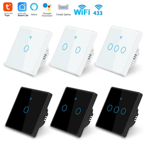 Tuya Wifi smartswitch 1 2 3 4 gang cuộc sống thông Minh Phong Cách tuya thông minh tường chuyển đổi với Alexa Google thông minh sản phẩm nhà - Product Image 2