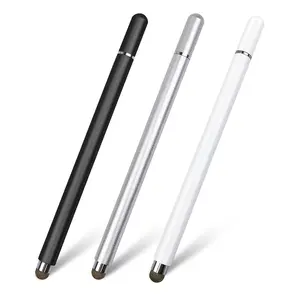 2 ב 1 קיבולי בד דיסק טיפים מגע מסך עטים עם לוגו מותאם אישית מגנטים Stylus עבור Tablet Ipad