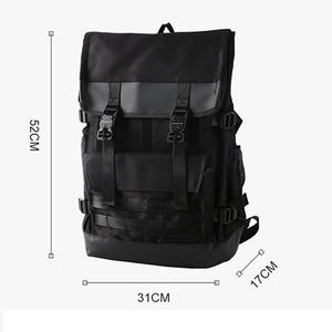 Custom Recycled Plastic Bottles Sports Rolltop Travel Rucksack Roll Top <b>Backpack</b> - Product Image 5