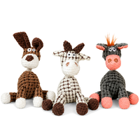 Nouveauté 2026 : Jouet en peluche personnalisé et durable, en coton, résistant aux morsures pour chiens agressifs, interactif pour animaux de compagnie