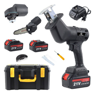 Sierra de cadena y sierra recíproca inalámbrica multifuncional F FZH de 21 V para cortar madera - Product Image 1