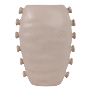 Vaso Decorativo in Ceramica con Dettagli Laterali, Formato Piccolo per Soggiorno, Camera da Letto, Ufficio - Product Image 1