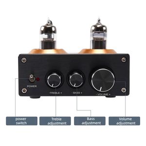 หลอดอิเล็กทรอนิกส์6J5แอมพลิฟายเออร์ไฮไฟ QCC3034สีฟ้าฟัน<span class=keywords><strong>5.1</strong></span>การมอดูเลตความถี่สูงและต่ำไม่ใช่ถุงน้ำดี fro เวที - Product Image 3