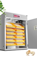 Great Farm 1056 Incubateur d'Œufs Automatique pour Poulets, Canards, Cailles, Oies et Autruches, Éclosoir 220V, Machine d'Incubation et d'Éclosion