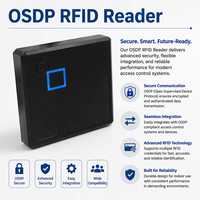 Lecteur de cartes RS485 OSDP 125KHz & 13.56Mhz NFC ISO 14443 Système de contrôle d'accès Wiegand Protocole OSDP
