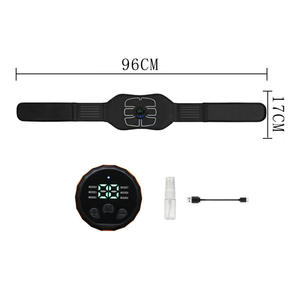 Cinturón masajeador de cintura de pulso inteligente, equipo de ejercicio físico para pérdida de peso perezosa, adelgazamiento, quema de grasa muscular Abdominal - Product Image 1