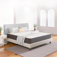 Matelas en mousse gel roulé et emballé, taille double, tissu rafraîchissant, matelas de sommeil portable, rangement facile, qualité supérieure, matelas pour la maison