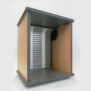 Persiane in Plastica <span class=keywords><strong>per</strong></span> <span class=keywords><strong>Mobili</strong></span> da Cucina, Doghe in PVC ABS, Porta a Tamburo Argento <span class=keywords><strong>per</strong></span> Armadietti - Product Image 4