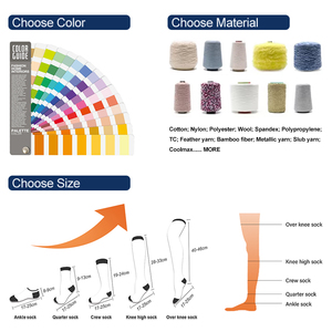 Glacier Miễn Phí Mẫu Không Trượt Dệt Kim Màu Trắng Crew Thể Thao Bóng Đá Bóng Đá Grip Vớ Tùy Chỉnh - Product Image 5