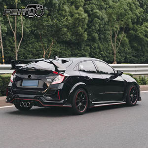 Kit carrosserie FEITUO pour <span class=keywords><strong>Honda</strong></span> <span class=keywords><strong>Civic</strong></span> FK8 <span class=keywords><strong>Type</strong></span> <span class=keywords><strong>R</strong></span> 1:1 Widebody Kit Pare-chocs avant Calandre avant Capot Aile Roue Frown - Product Image 5