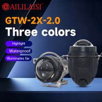 Aililaisi Projecteur LED 2 pouces Feux antibrouillard IP67 Étanche Faisceau haut/bas pour Volvo XC40 S60 Ford Focus Pickup Rapto Trumpchi