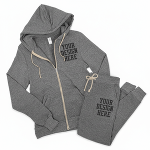 Motif solide décontracté Streetwear athlétique sweat à capuche zippé pantalons de survêtement survêtement maternité gymnastique sport 2 pièces survêtement de piste col à capuche - Product Image 1