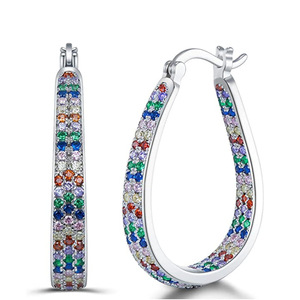 Orecchini a Cerchio Boho Colorati per Donne, Design Unico e Accattivante, Gioielli alla Moda - Product Image 1