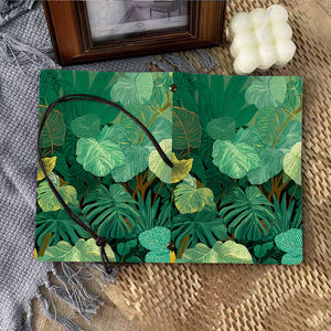 Cuaderno A6 de estilo vintage, papel grueso de 160 páginas, regalo reflexivo <span class=keywords><strong>para</strong></span> notas de reunión presupuestarias con varias hojas de plantas <span class=keywords><strong>tropicales</strong></span> - Product Image 6