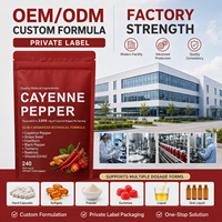 240 gélules molles d'extrait naturel de piment de Cayenne de qualité supérieure pour adultes – Soutien antioxydant, santé cardiaque et digestive