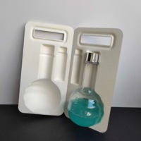 Emballages de parfum en pâte à papier moulée, boîtes d'emballage cosmétique