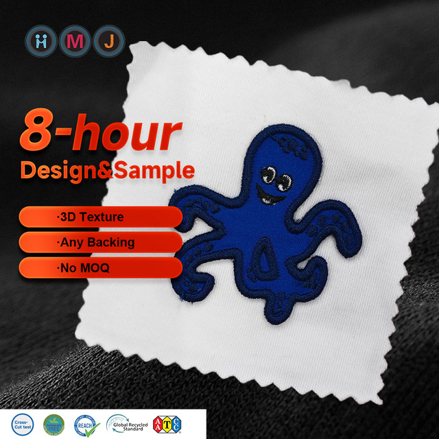 HMJ Custom Large Chenille Letter Patch for Varsity Jackets School Team Logo Towel Embroidery Iron on Badge