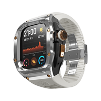 Kit de modification de luxe pour Apple Watch Ultra 3 2 1 49 mm, boîtier en acier inoxydable pour IWatch, bouton en acier inoxydable pour bracelets Apple Watch Ultra