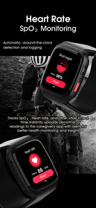 Niveau médical Fitness Tracker Senior 4G Tension Artérielle Montre Intelligente HW20 Double Puce Santé Montre Intelligente Avec Chute Vers Le Bas Alarme & SOS - Product Image 5