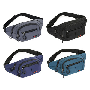 Running Waist Bag Multi Functional Men's Sports Phone Belt Large Capacity Waterproof For Travel And Business Oxford Cloth - Product Image 1
