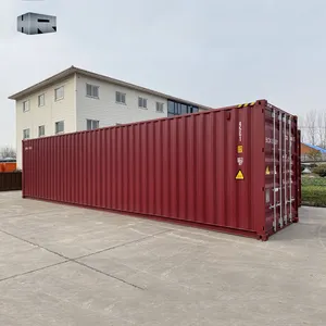 Çin'den yüksek kaliteli çelik kuru konteyner yeni 40ft kargo konteyneri