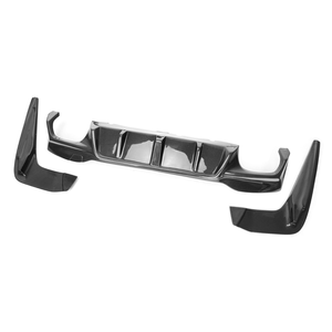 Parachoques trasero de coche de fibra de carbono estilo 3D, divisores de difusor, labio delantero para BMW 5 Series G30 Sports <span class=keywords><strong>M5</strong></span> F90 <span class=keywords><strong>2019</strong></span> + G30 F90, difusor - Product Image 2
