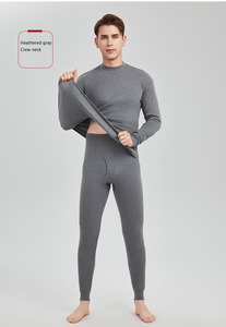 Di alta qualità lunghezza regolare Anti-odore <span class=keywords><strong>manica</strong></span> <span class=keywords><strong>lunga</strong></span> biancheria <span class=keywords><strong>intima</strong></span> intrecciata Standard termica per gli uomini 100% <span class=keywords><strong>cotone</strong></span> - Product Image 6