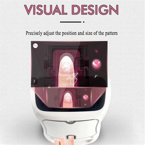 Smart 3D Nail Art Printing Machine Support <b>WiFi</b> Bluetooth Digital Printer DIY Patterns Design Automatic Drying for Nail Salon - Product Image 5
