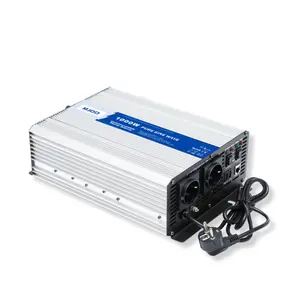 MJOO 1000W UPS et chargeur d'onduleur solaire à tension automatique DC AC onduleur hors réseau avec fonction de charge, port USB