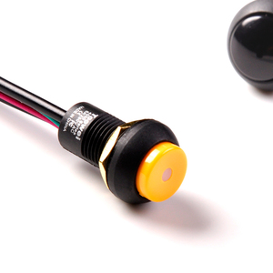 Toowei Point Illuminated Welding 3A 12MM Round Push <strong>Button</strong> Switch Wired With Glue Waterproof IP67 <strong>Remote</strong> Control <strong>Button</strong> - Product Image 2