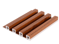 Paneles de Pared 3D Acanalados Modernos de WPC para Interiores, Impermeables, Ignífugos, Insonorizantes, Antiestáticos, para Baño, Escaleras, Uso Doméstico