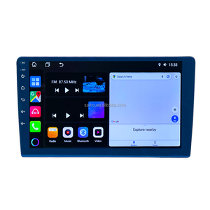 Radio para Auto <span class=keywords><strong>Android</strong></span> 14 4+64G 1280*720, Unidad Principal <span class=keywords><strong>Android</strong></span> para Auto de 9/10 Pulgadas, Radio <span class=keywords><strong>Universal</strong></span> para Auto con Carplay, GPS, Navegador y Amplificador - Product Image 1