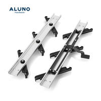 ALUNO SF-300 6 pouces 150 ~ 152mm en aluminium verre persienne fenêtre Jalousie cadre avec emballage en carton