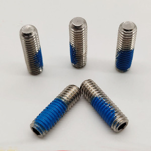 <span class=keywords><strong>ASME</strong></span> B18.3 <span class=keywords><strong>Hex</strong></span> Ổ Cắm Thép Không Gỉ Màu Xanh Nylon Chủ Đề Khóa Cup Point <span class=keywords><strong>Set</strong></span> Screw - Product Image 6