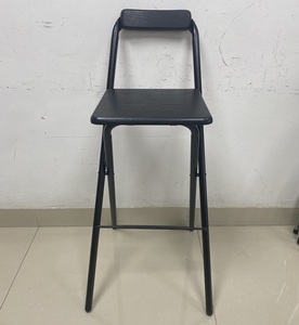 Nouveau tabouret <span class=keywords><strong>de</strong></span> <span class=keywords><strong>bar</strong></span> pliable en bois et métal <span class=keywords><strong>de</strong></span> 29 pouces, chaises <span class=keywords><strong>de</strong></span> <span class=keywords><strong>bar</strong></span> en gros, tabourets <span class=keywords><strong>de</strong></span> <span class=keywords><strong>bar</strong></span>, <span class=keywords><strong>chaise</strong></span> <span class=keywords><strong>pliante</strong></span> en métal pour événements - Product Image 4