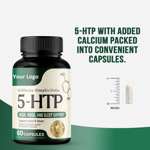 Vente en gros OEM Marque privée 5HTP Capsules Supplément d'extrait de graines de Griffonia Capsules 5-HTP/Suppléments 5-htp - Product Image 2