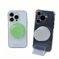 Speaker Mini Nirkabel Portabel Magnetik Kompatibel dengan MagSafe, Dapat Dipasang dengan Magnet, untuk iPhone, Baterai 300mAh, 20Hz-20kHz