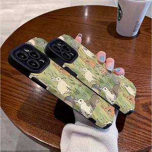 เคสโทรศัพท์มือถือหนังเทียมพิมพ์ลายเต็มหน้า<span class=keywords><strong>จอ</strong></span>ลายกระต่ายน่ารักสำหรับ <span class=keywords><strong>iPhone</strong></span> <span class=keywords><strong>x</strong></span> XR XS 11 12 13 14 15 16 17 PRO MAX - Product Image 6