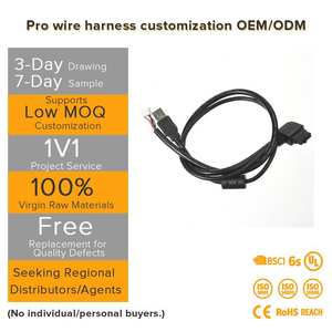 Кабельные сборки для промышленных панелей управления: производство, обмотка, намотка, для мотоциклов и автомобилей, ПВХ/ПБТ - Product Image 1