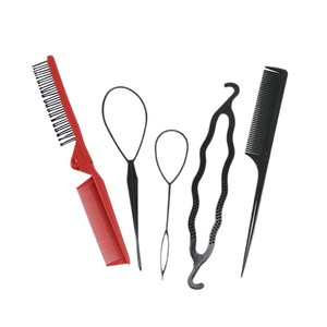 Peine plegable <span class=keywords><strong>para</strong></span> niños, herramienta de trenzado de cabello no dañina <span class=keywords><strong>para</strong></span> pequeña princesa, patrón de niña, peine especial de plástico <span class=keywords><strong>para</strong></span> piojos - Product Image 5