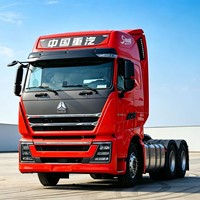 Nouveau camion tracteur logistique Sinotruk HOWO TH7 6x4 4460 ch 10 roues avec moteur diesel WP12, suspension pneumatique, caméra arrière