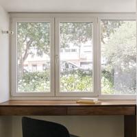 Fenêtres à battants en PVC moderne, cadre en plastique anti-effraction, petits modèles, isolation phonique, verre acoustique