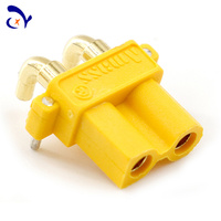 Conector de placa PCB Amass XT30PW de alta calidad, Mini potencia Horizontal 30A, enchufe de baja temperatura de 2 pines, conectores PCB de ángulo recto XT30PW