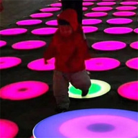 Panneaux de piste de danse LED lumineux en acier inoxydable étanches pour mariages, fêtes, scènes, aménagements paysagers et décorations de Noël à domicile